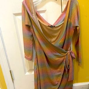 Multicolor dress fashion nova